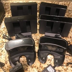 A bundle of shark home chargers